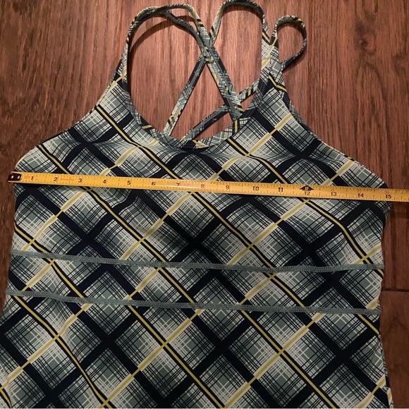 Title Nine Plaid Strappy Dress
Size Xsmall
blue plaid and yellow accent - Picture 8 of 10